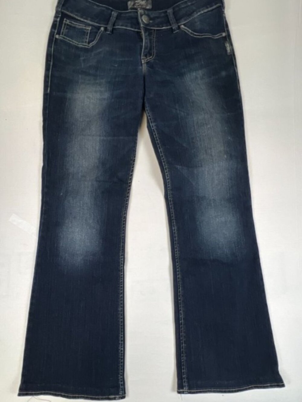 Silver Jeans Co. Suki Mid Rise Bootcut Jeans Women's 30x29 Dark Wash Stretch